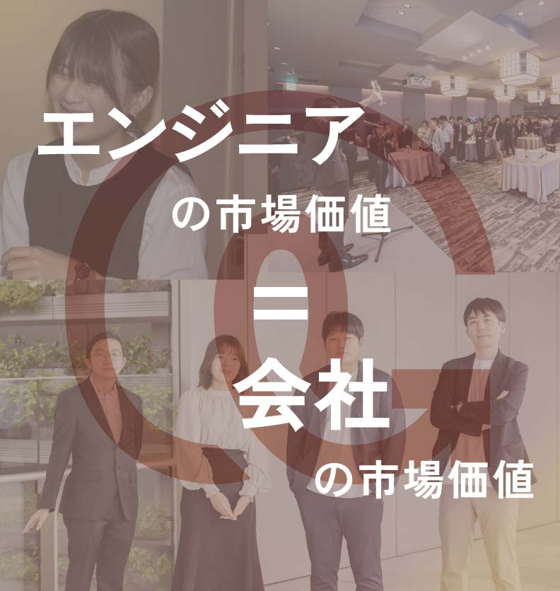 エンジニアの市場価値 ＝ 会社の市場価値